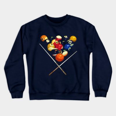 Pool Billiard Billiard Balls Crewneck Sweatshirt Official Billiard Merch