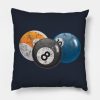 Vintage Pool Billiard Throw Pillow Official Billiard Merch