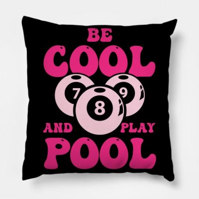 Billiard Pool Billiard Snooker Club Throw Pillow Official Billiard Merch