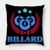 Billiard Pool Billiard Snooker Club Throw Pillow Official Billiard Merch