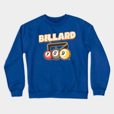 Billiard Pool Billiard Snooker Club Crewneck Sweatshirt Official Billiard Merch