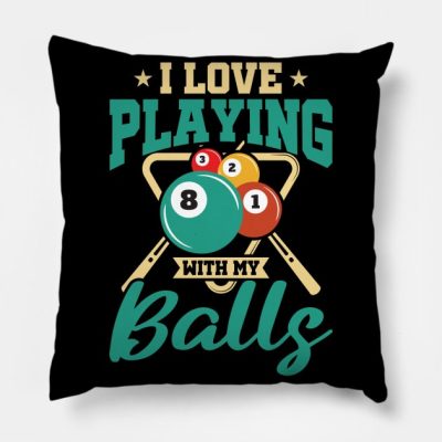 Billiard Pool Billiard Snooker Club Throw Pillow Official Billiard Merch