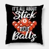 Billiard Pool Billiard Snooker Club Throw Pillow Official Billiard Merch