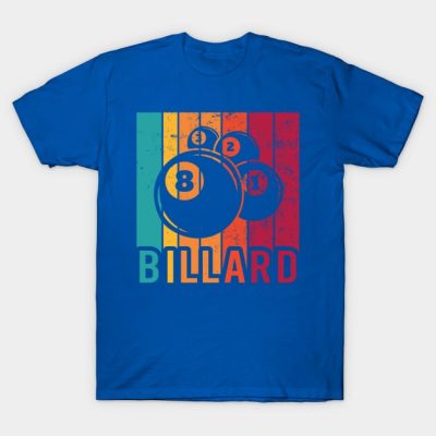 Billiard Pool Billiard Snooker Club T-Shirt Official Billiard Merch