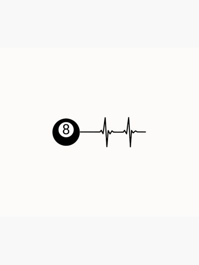 8 Ball Heartbeat Tapestry Official Billiard Merch