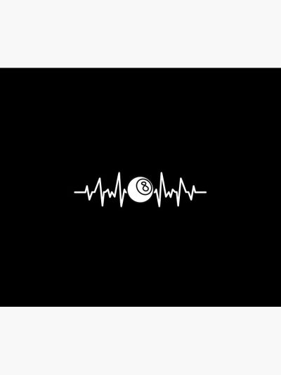 8 Ball Heartbeat Tapestry Official Billiard Merch