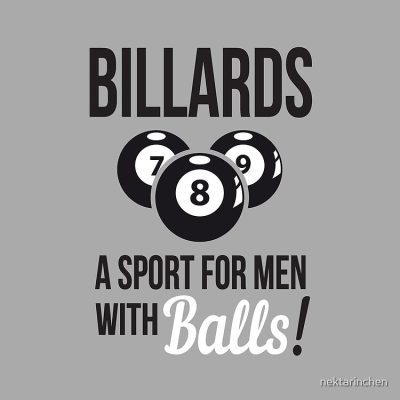 Billiards - A Sport For Men With Balls! Tote Bag Official Billiard Merch