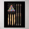 pool player american flag poster r02213fcd0144405ca99ee69c969dbc12 wva 8byvr 1000 - Billiard Gifts