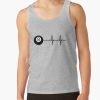 8 Ball Heartbeat Tank Top Official Billiard Merch