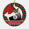 sport billiards christmas santa hat ceramic ornament r56b23d9c68f8400fa356c204df61633e x7s2y 8byvr 1000 - Billiard Gifts