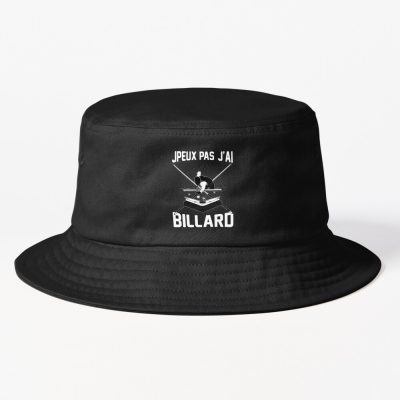 Billiard Joueur Cadeau Snooker Queue Billiard Bucket Hat Official Billiard Merch