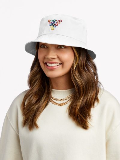 Billiards Pool Balls Racked Bucket Hat Official Billiard Merch