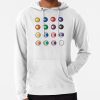 Billiard Balls Pattern - White Background Hoodie Official Billiard Merch