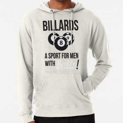 Billiards - A Sport For Men With Balls! Hoodie Official Billiard Merch