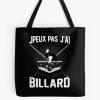 Billiard Joueur Cadeau Snooker Queue Billiard Tote Bag Official Billiard Merch