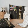 Billiards And Balls 2022 Throw Pillow Official Billiard Merch