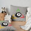 Billiards Lover Shirt Retro Billiards Gifts Throw Pillow Official Billiard Merch