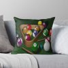 Billiards Throw Pillow Official Billiard Merch