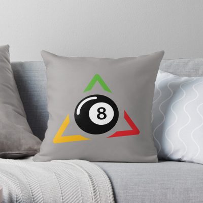 Billiards Lover Shirt Retro Billiards Gifts Throw Pillow Official Billiard Merch