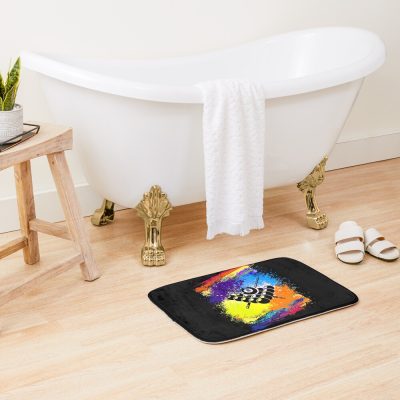 Billiard Art Watercolor Bath Mat Official Billiard Merch