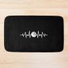 8 Ball Heartbeat Bath Mat Official Billiard Merch