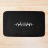 8 Ball Heartbeat Bath Mat Official Billiard Merch