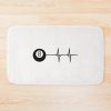 8 Ball Heartbeat Bath Mat Official Billiard Merch