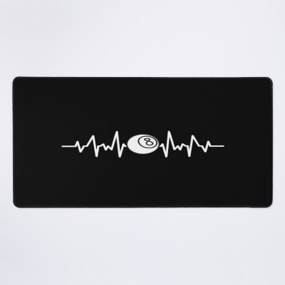 8 Ball Heartbeat Mouse Pad Official Billiard Merch