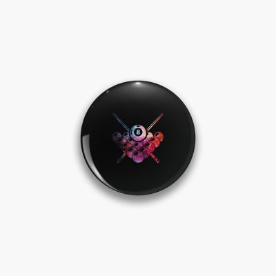 Galaxy Billiard Vector Pin Official Billiard Merch