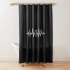  8 Ball Heartbeat Shower Curtain Official Billiard Merch