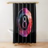 Galaxy Billiard Vector Shower Curtain Official Billiard Merch