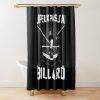 Billiard Joueur Cadeau Snooker Queue Billiard Shower Curtain Official Billiard Merch