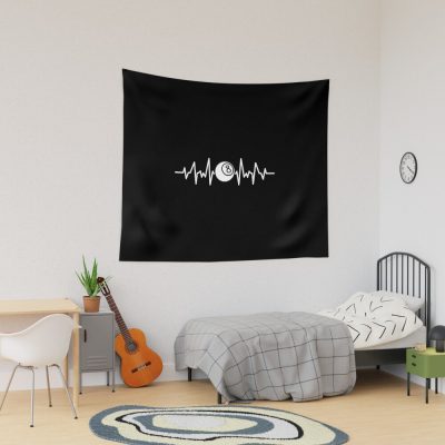 8 Ball Heartbeat Tapestry Official Billiard Merch