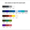 tank top color chart - Billiard Gifts