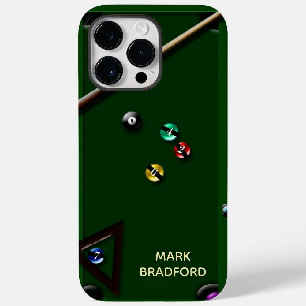 Personalized Billiard Pool Phone Case